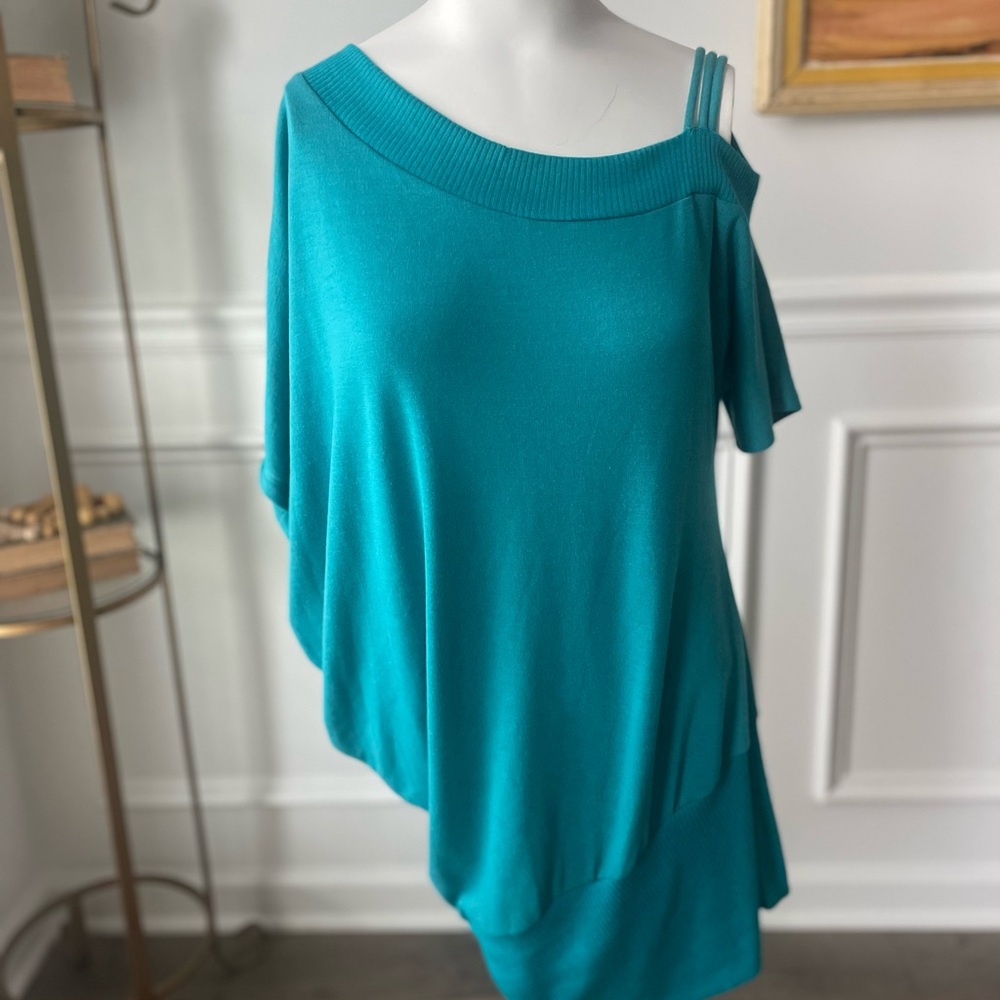 Y2K Fashion Love Teal Tunic